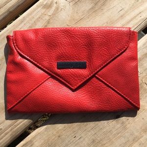 Mary Kay vibrant red clutch
